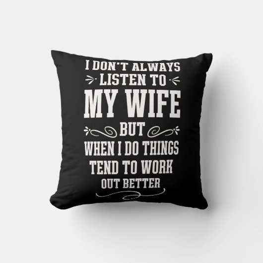 私はいつも妻聞に会うのではなく、会うとき クッション (正面)