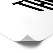 私はいつも底のトイレのおもしろい紙パンにいる ポスター (角)