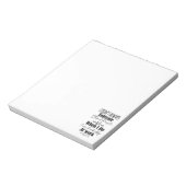 私はいつも愚かな人を我慢しない ノートパッド (回転)