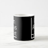 私はいつも数学が正しい コーヒーマグカップ (中央)