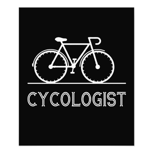 私はいつも朝はサイクリングに乗って健康になる フォトプリント            (正面)