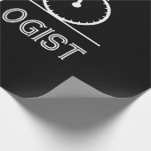 私はいつも朝はサイクリングに乗って健康になる ラッピングペーパー (角)