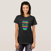 私はいつも正しいビジネス先生 Tシャツ (正面フル)