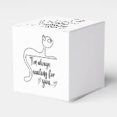 私はいつも私の猫たちはあなたを待っている フェイバーボックス (正面サイド)