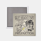 私はいつも自分のコードをテストしない マグネット (正面/裏面)