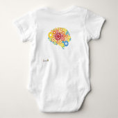 私はいつも見ている ベビーボディスーツ (裏面)