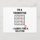 私はいつも解決策のはがきを見つけるトランピーター ポストカード (正面)