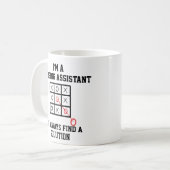 私はいつも解決策を見つける コーヒーマグカップ (正面左)