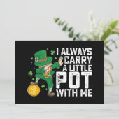 私はいつも運セント・パトリックと小さなポット 招待状 (スタンド正面)