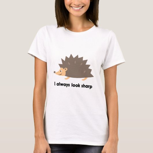 私はいつも鋭く見える Tシャツ (正面)