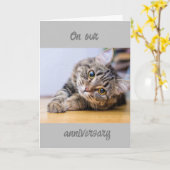 私はいつも「あなた」の記念日にしか目がない カード (黄色い花)