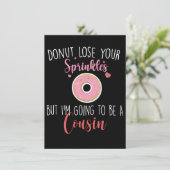 私はいとこの妊娠のお知らせ 招待状 (スタンド正面)