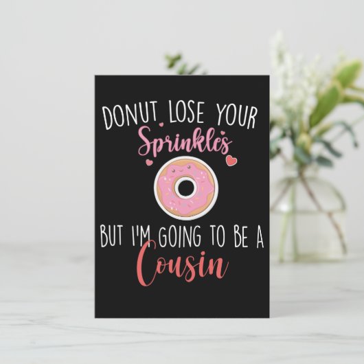 私はいとこの妊娠のお知らせ 招待状 (スタンド正面)