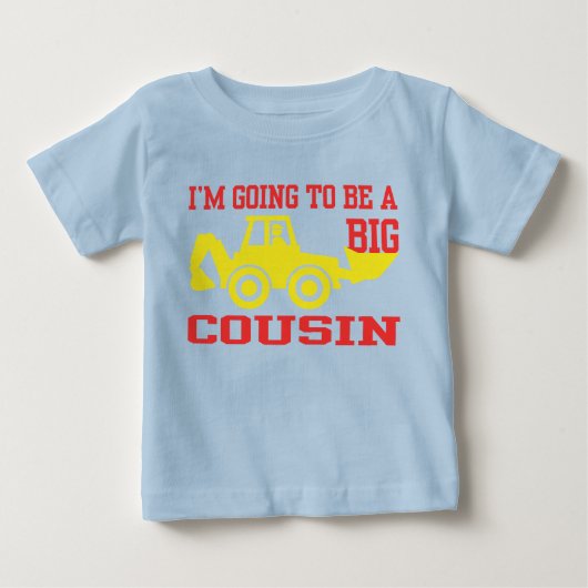 私はいとこ大きい ベビーTシャツ (正面)