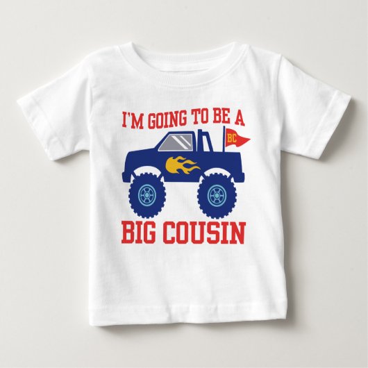 私はいとこ大きい ベビーTシャツ (正面)