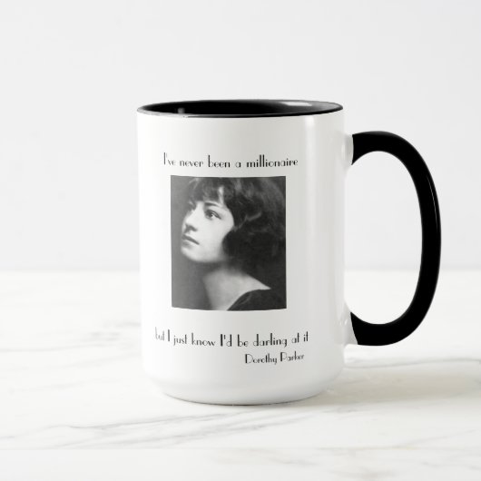 私はいままで決して大富豪ではなかったです マグカップ (右)