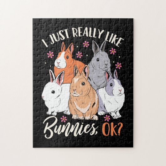 私はうさぎがとても好きだ ジグソーパズル (縦)