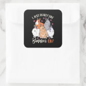 私はうさぎがとても好きだ スクエアシール (バッグ)