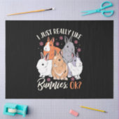 私はうさぎがとても好きだ 薄葉紙 (クラフト)