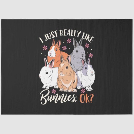 私はうさぎがとても好きだ 薄葉紙 (正面)