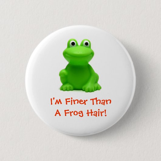 私はうまくしています! 缶バッジ (正面)