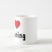 私はうめき声が大好き コーヒーマグカップ (中央)