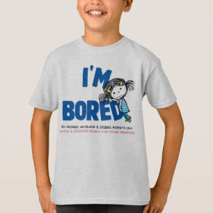 私はうんざりさせた子供のTシャツ、退屈させたポテトの背部です Tシャツ