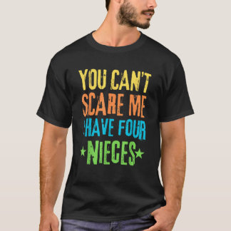 私はおい4人いるから怖くない Tシャツ