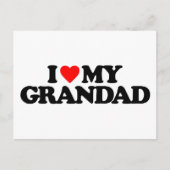 私はおじいさんを愛している ポストカード (正面)