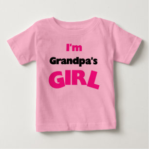 私はおじいちゃんの女 ベビーTシャツ