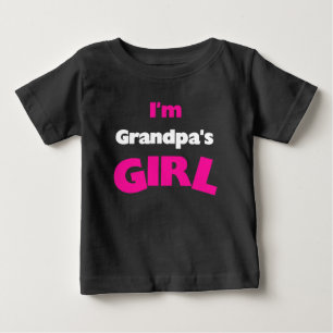 私はおじいちゃんの女 ベビーTシャツ