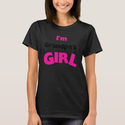 私はおじいちゃんの女 Tシャツ (正面)