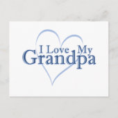 私はおじいちゃんを愛している ポストカード (正面)
