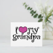 私はおじいちゃんを愛している ポストカード (スタンド正面)