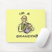 私はおじいちゃんTシャツとギフトだ マウスパッド (マウス)