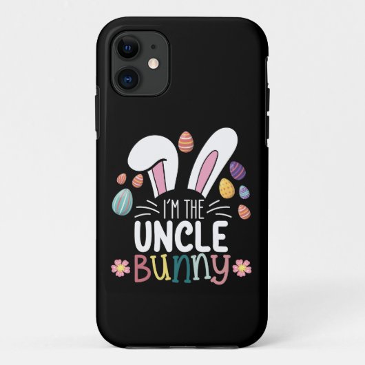 私はおじさんうさぎ イースターお揃いファミリー Case-Mate iPhoneケース (裏面)