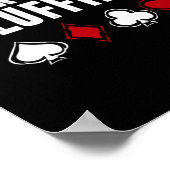 私はおそらくブルーフィングトランプのポーカーカジノ ポスター (角)