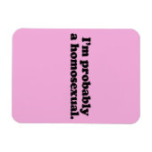 私はおそらく同性愛の人間だ マグネット (横)