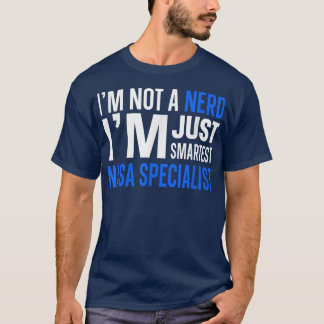 私はおたくではない私はNasaの専門頭が切れる家Tだ Tシャツ