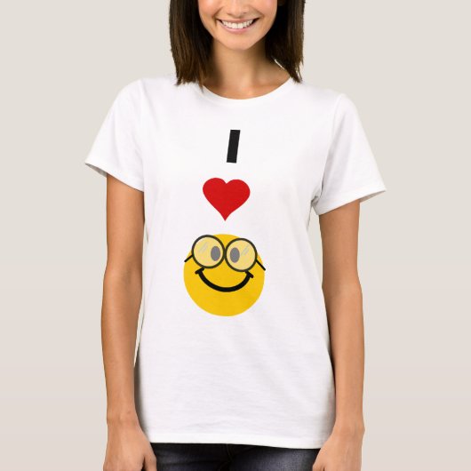 私はおたくを愛します Tシャツ (正面)