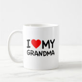 私はおばあちゃんが大好き コーヒーマグカップ (左)