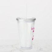 私はおばあちゃんだけじゃない、おばあちゃん素晴らしだ アクリルタンブラー (右)