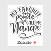 私はおばあちゃんになるのが大好き シール (シート)