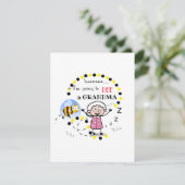 私はおばあちゃんになるパーソナライズされた シーズンカード (スタンド正面)