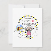 私はおばあちゃんになるパーソナライズされた シーズンカード (正面)