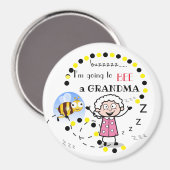私はおばあちゃんになるパーソナライズされた マグネット (正面/裏面)