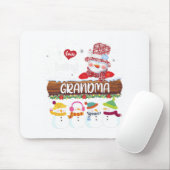私はおばあちゃんの雪だるまクリスマスクリスマス家族 マウスパッド (マウス)