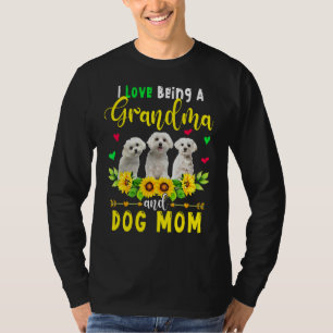 私はおばあちゃんや犬のママのマルチーズ犬のSu Tシャツ