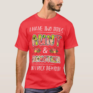 私はおばと後見人の両方を持っていて、両方ともロックしています Gi Tシャツ