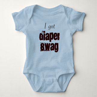 私はおむつのスワッグを得ました ベビーボディスーツ